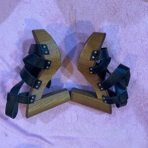 Mossimo Black/Brown Heels